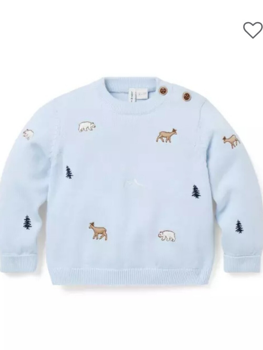 Janie and Jack Baby Woodland Friends Sweater